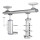 KDD-2 single arm icu bridge type mounted oxygen gas pendant ceiling surgical pendant system